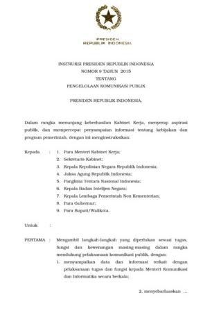 Inpres Komunikasi Publik